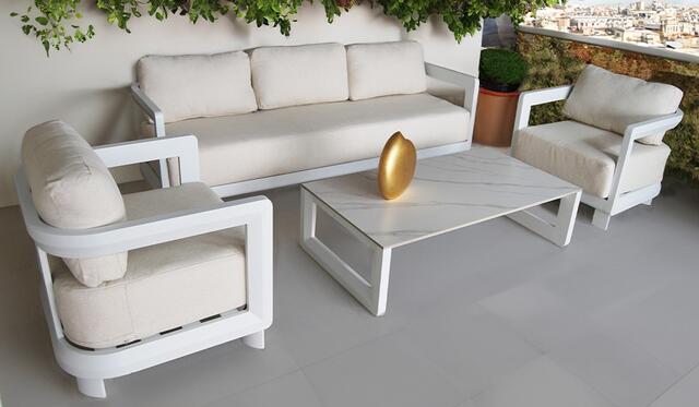 America Antracite Sofa Set