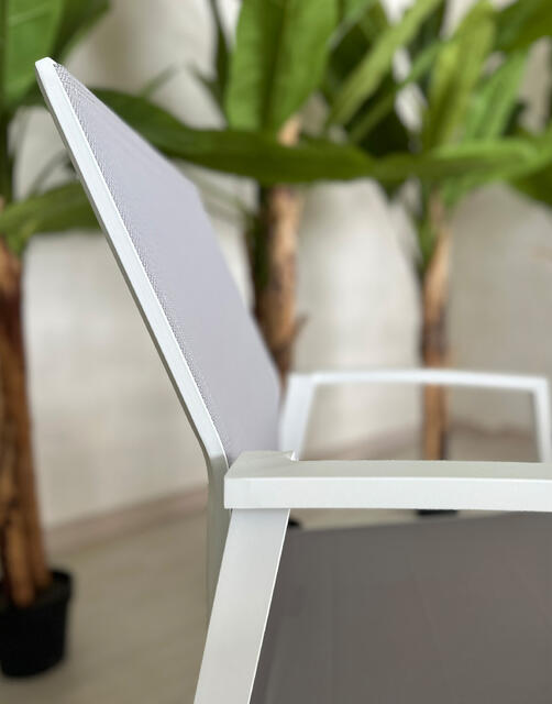 Lorca Dining Chair White/Grey