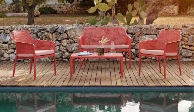 Nardi Net Relax Sofa Set Corallo