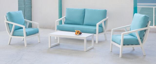 Hevea Sarah Aluminium Sofa set 
