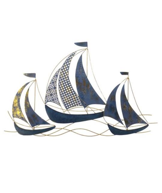3 Sail Boats Wall Art