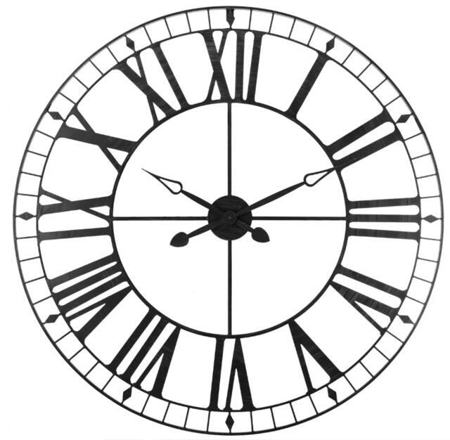 Metal Vintage Wall Clock 90cm