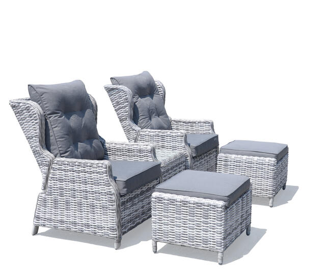 Jerez Pearl High Back Recliner Set