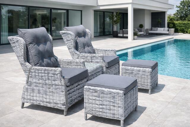 Pearl High Back Recliner Set