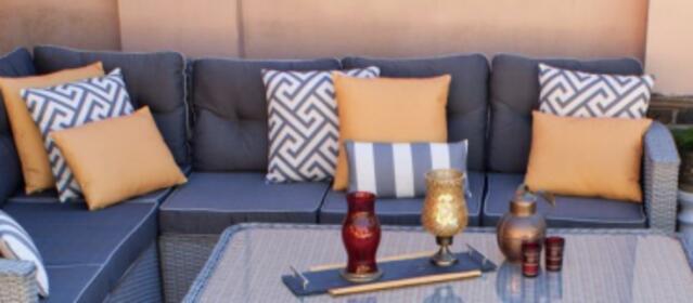 Mustard Square Scatter Cushion