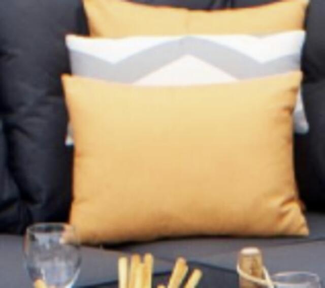 Mustard Square Scatter Cushion