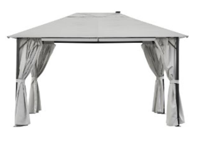 Africa 3 x 4m LED Pergola Antracite frame with Curtains