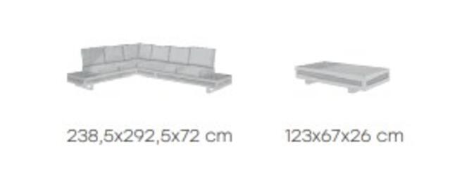 Bogota Aluminium Corner Sofa Set Bogota Aluminium Corner Sofa Set