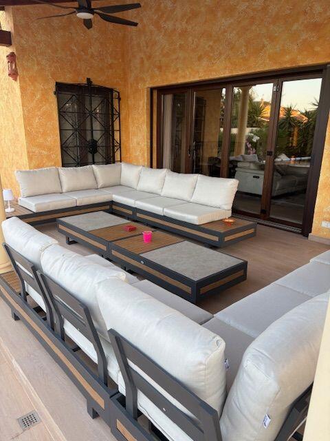 Bogota Aluminium Corner Sofa Set