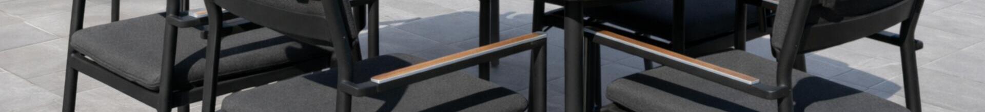 Bayo Aluminium Dining Set Antracite