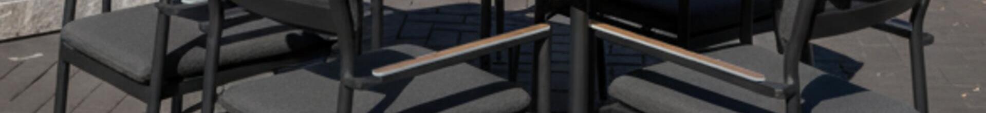 Bayo Aluminium Dining Set Antracite