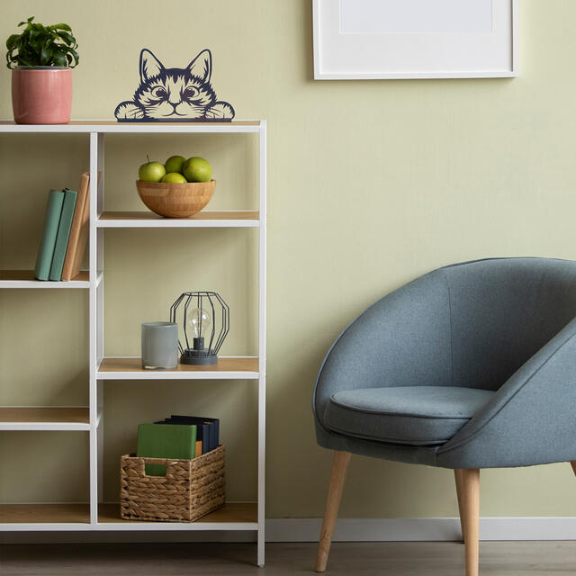 Peeping Cat Wall Art