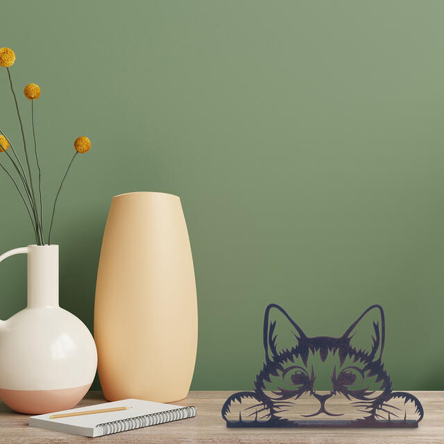 Peeping Cat Wall Art
