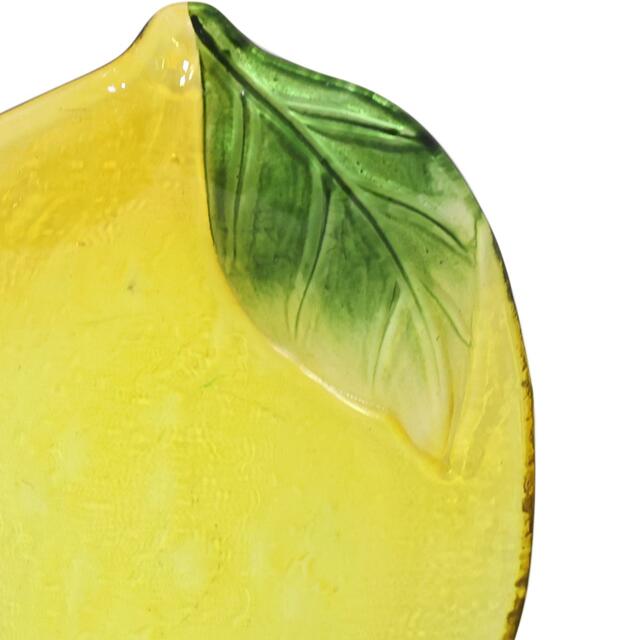 Decorative Lemon Glass Dish
