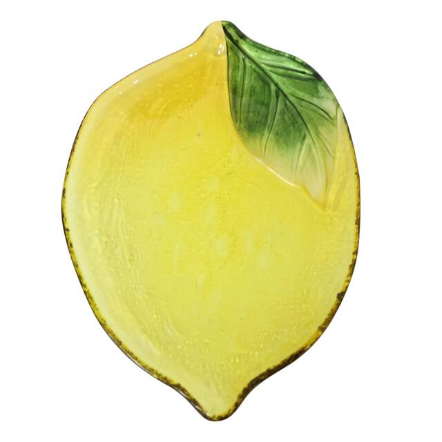 Decorative Lemon Glass Dish