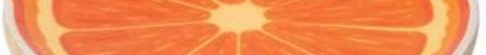 Decorative Fruit Plates - Orange