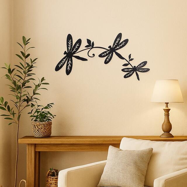 3 Dragonfly Wall Art