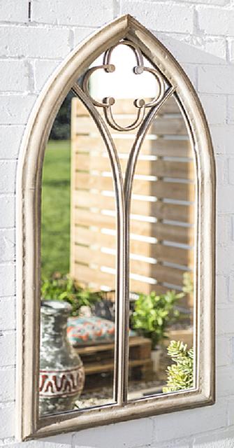 Church Window Garden Mirror
