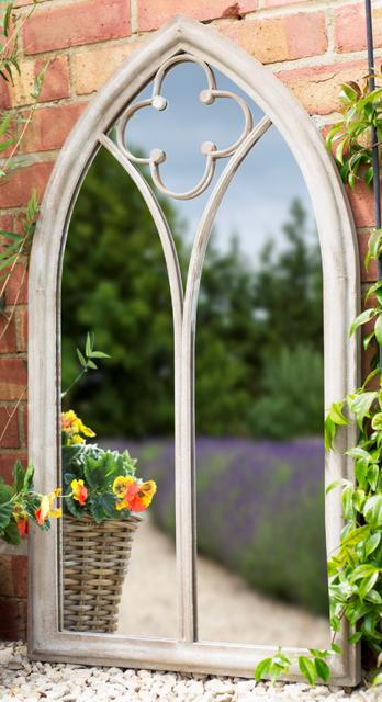 Church Window Garden Mirror