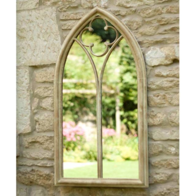 Church Window Garden Mirror