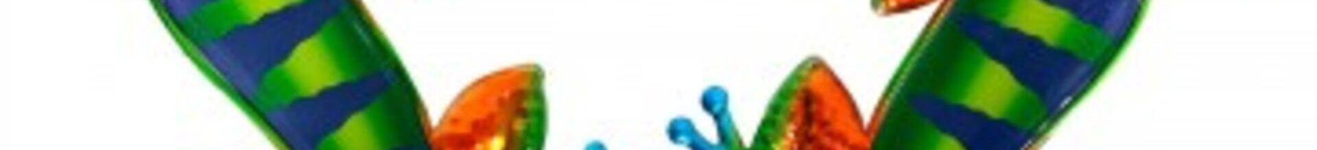 Decorative Lizard Wall Art 30cm Green