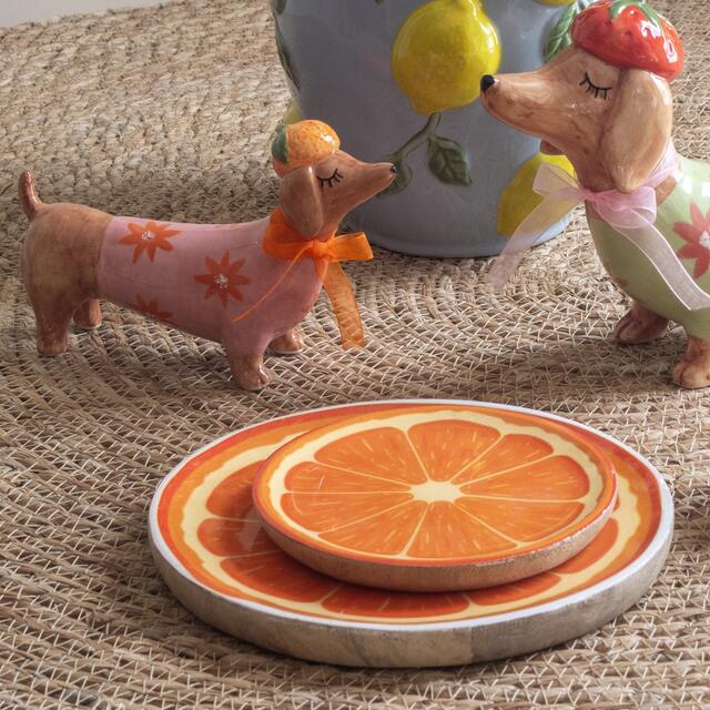 Decorative Fruit Plates - Lemon