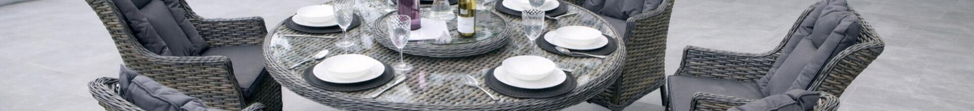 Jerez Flint 150cm dia. Dining Set