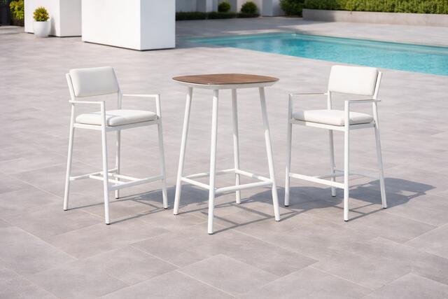 Bayo Bar Stool White Bayo Bar Stool White