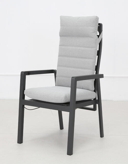 Mexico Antracite Aluminium Reclining Chair Mexico Antracite Aluminium Reclining Chair