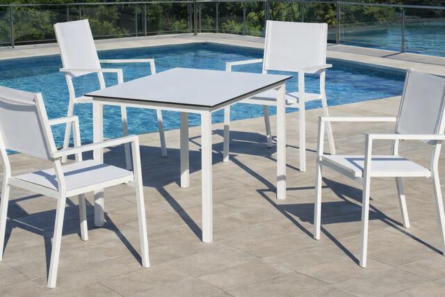 Margot 90 x 90cm HPL Dining Table Margot 90 x 90cm HPL Dining Table