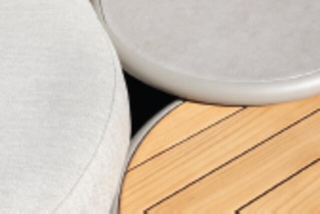 Tamesis 2 Seater Curved Aluminium Sofa set