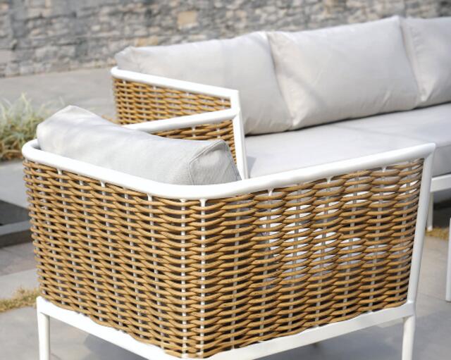 Coral Aluminium 3 Seater Sofa Set