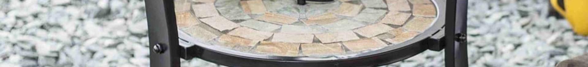 Mykonos Mosaic Firepit & Grill