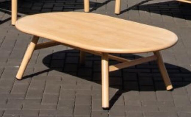 Cebu 2 Seater Imitation Wood Aluminium Sofa Set