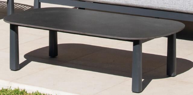 Danubio 3 Seater Aluminium Sofa Set Antracite Danubio 3 Seater Aluminium Sofa Set Antracite