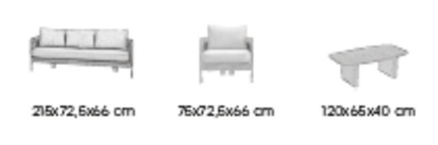 Condor 3 Seater Sofa Set
