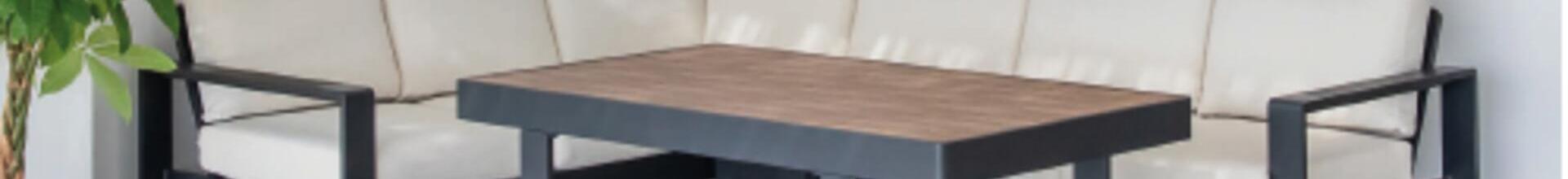 Kuba Antracite Corner Sofa Set 