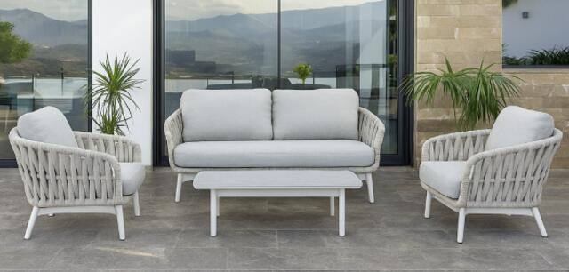 Majestic Iguazu White 2 Seater Sofa Set Majestic Iguazu White 2 Seater Sofa Set