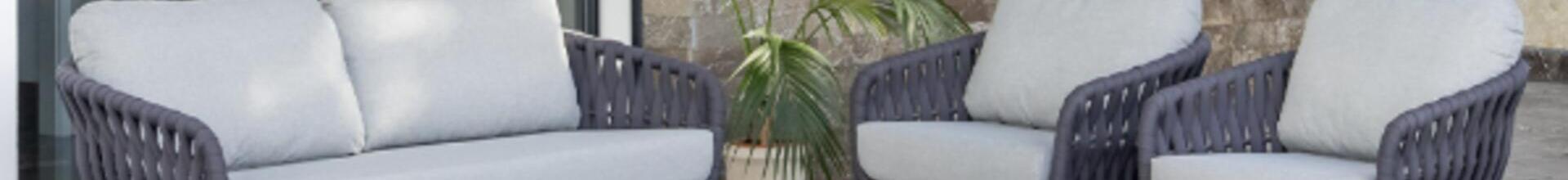 Iguazu Antracite 2 Seater Sofa Set