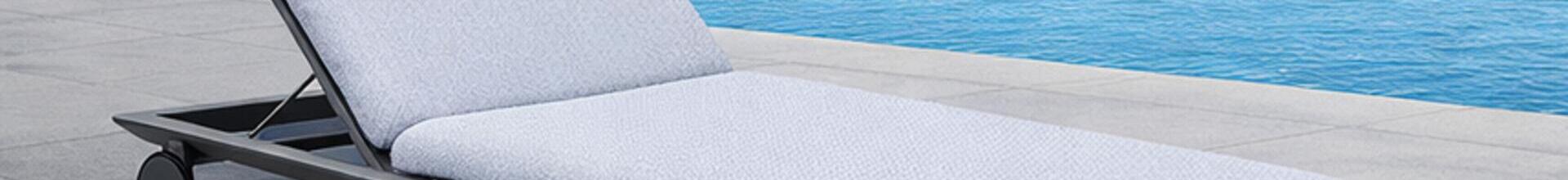 Angola Antracite Aluminium Sun Lounger