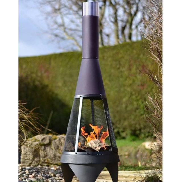 Colorado Mesh Steel Chimenea