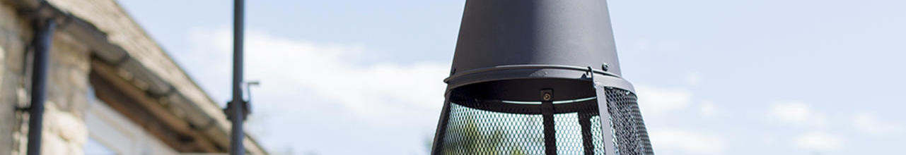 Colorado Mesh Steel Chimenea