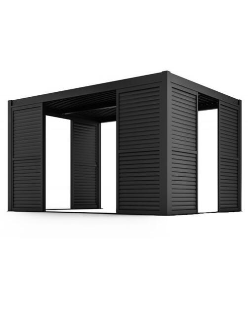 Andina 3 x 4m Bioclimatic Aluminium Pergola White