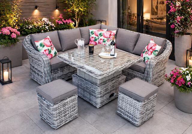 Jerez Jerez Pearl Mini Corner Dining Set