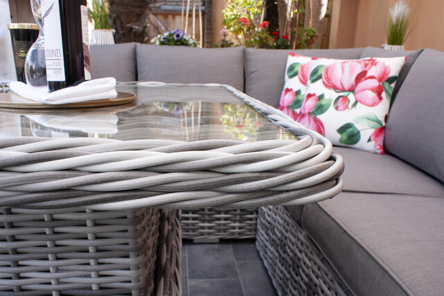 Jerez Pearl Mini Corner Dining Set