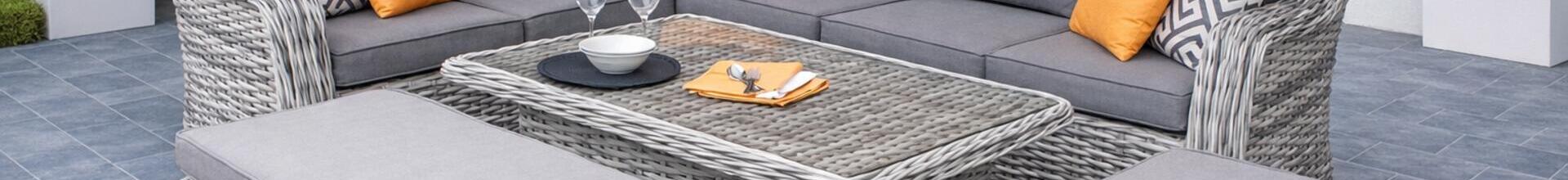 Jerez Pearl Grande Corner Dining Set