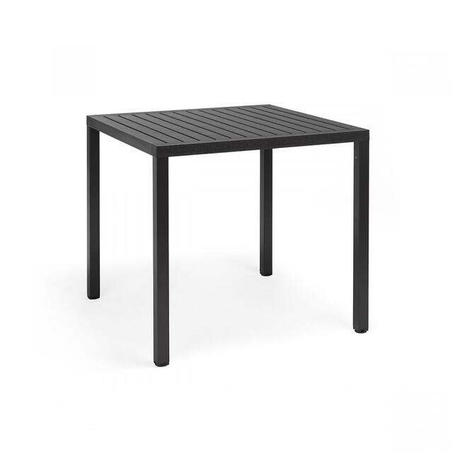 Cube 80 x 80 Bar Table & 4 Net Stool Set 
