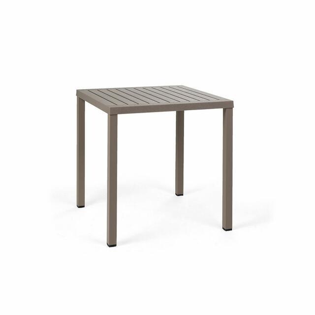 Cube 70 x 70 Bar Table & 4 Net Stool Set 