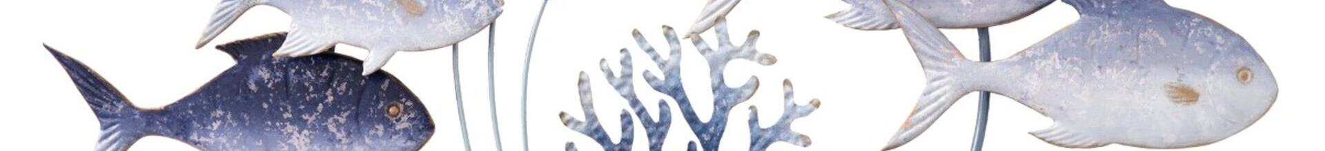 Blue School of Fish & Coral