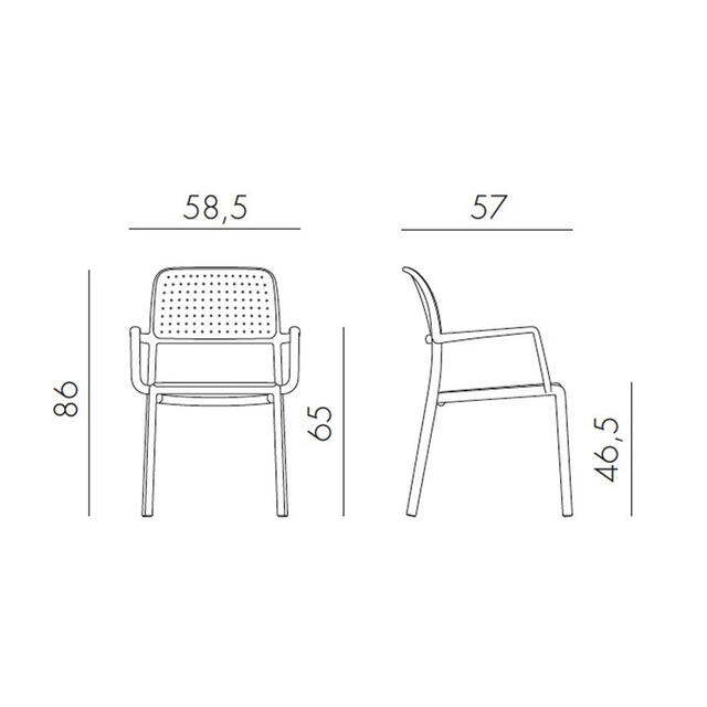 Bora Chair White 